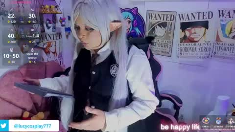Snapshot of 777lucycosplay chatting on 05-26-26, 01:23 Lucycosplay777 online show from 05-26-26, 01:23