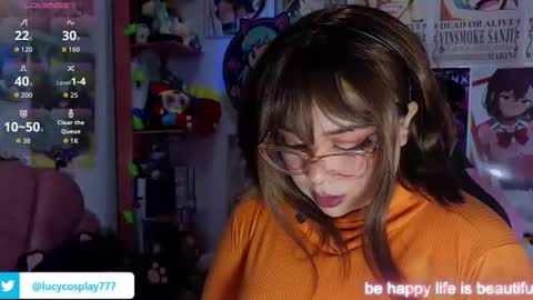 Snapshot of 777lucycosplay chatting on 07-06-26, 02:25 Lucycosplay777 online show from 07-06-26, 02:25