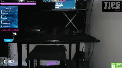 Snapshot of _olivia1_ chatting on 05-17-26, 05:53 Olivia online show from 05-17-26, 05:53