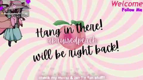 Snapshot of abruisedpeach chatting on 11-15-25, 04:10 Peach online show from 11-15-25, 04:10