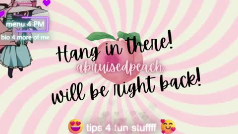 Snapshot of abruisedpeach chatting on 04-25-26, 04:04 Peach online show from 04-25-26, 04:04