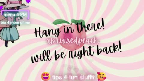 Snapshot of abruisedpeach chatting on 05-02-26, 03:11 Peach online show from 05-02-26, 03:11