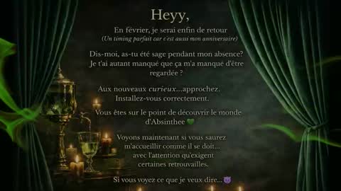 Snapshot of absinthee chatting on 02-02-26, 09:57 absy online show from 02-02-26, 09:57