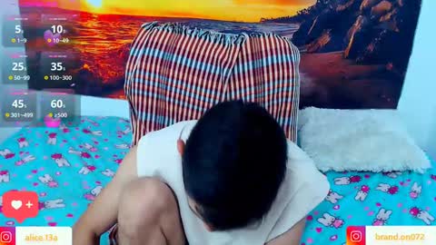Snapshot of alicia_and_brandon chatting on 02-14-25, 08:15 CATALINA Y ANDRES online show from 02-14-25, 08:15