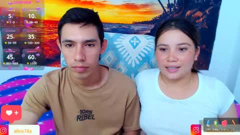 Snapshot of alicia_and_brandon chatting on 02-19-25, 10:42 CATALINA Y ANDRES online show from 02-19-25, 10:42