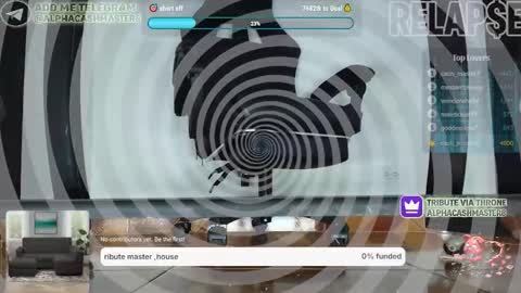 Snapshot of alphacashmaster8 chatting on 02-19-26, 02:07 MASTER FINDOM DRAIN... online show from 02-19-26, 02:07