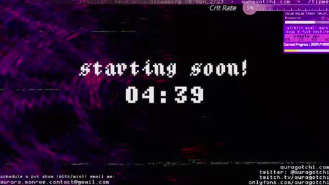 Snapshot of auragotchi chatting on 02-23-25, 05:01 Aurora Aura online show from 02-23-25, 05:01