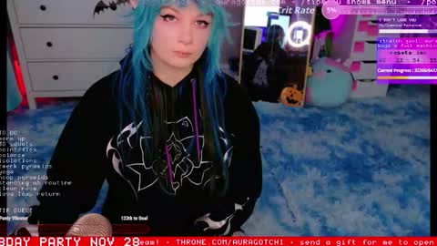 Snapshot of auragotchi chatting on 11-27-25, 06:04 Aurora Aura online show from 11-27-25, 06:04