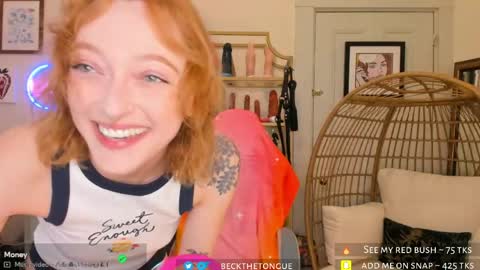 Snapshot of beckthetongue chatting on 05-21-26, 09:11 Beck the tongue online show from 05-21-26, 09:11