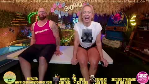Snapshot of bigbananamilfshake chatting on 03-22-26, 05:00 Mya and Angelo online show from 03-22-26, 05:00