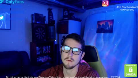 Snapshot of bigjohnny550 chatting on 12-04-24, 12:19 Johnny D Good online show from 12-04-24, 12:19