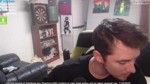 Snapshot of bigjohnny550 chatting on 01-19-25, 11:10 Johnny D Good online show from 01-19-25, 11:10