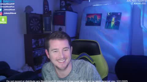 Snapshot of bigjohnny550 chatting on 01-21-25, 10:08 Johnny D Good online show from 01-21-25, 10:08