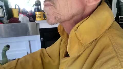 Snapshot of brushsquach chatting on 10-18-25, 07:03 Steve... aka SkinnieDippin aka TimberTramp online show from 10-18-25, 07:03