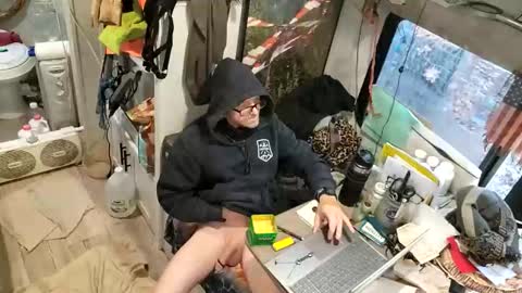 Snapshot of brushsquach chatting on 12-14-25, 10:47 Steve... aka SkinnieDippin aka TimberTramp online show from 12-14-25, 10:47