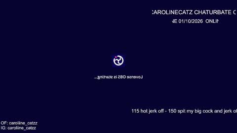 carolinecatz online show from 01-10-26, 08:43