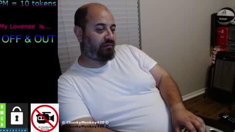 Snapshot of chunkymonkey420 chatting on 02-08-25, 01:11 Spencer Smokey Bear online show from 02-08-25, 01:11