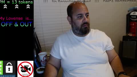 Snapshot of chunkymonkey420 chatting on 02-24-25, 03:23 Spencer Smokey Bear online show from 02-24-25, 03:23