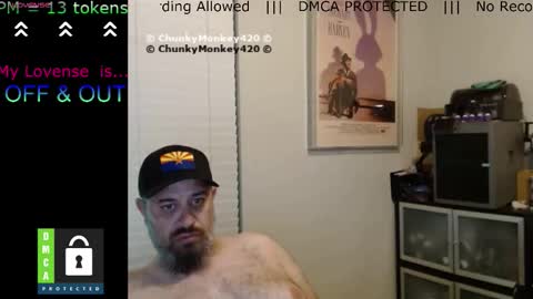 Snapshot of chunkymonkey420 chatting on 03-25-26, 05:02 Spencer Smokey Bear online show from 03-25-26, 05:02