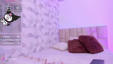 Snapshot of coraline_arts chatting on 12-12-24, 09:58 Cora online show from 12-12-24, 09:58