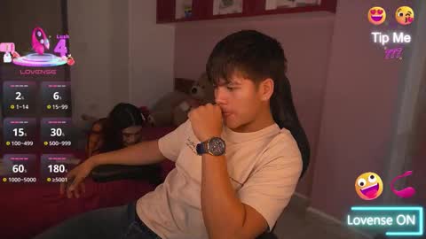 Snapshot of couplevibesx chatting on 02-14-26, 07:54 Camila Thomas online show from 02-14-26, 07:54