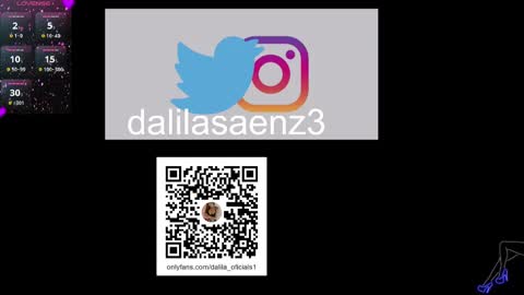 Snapshot of dalila_oficials chatting on 12-14-24, 11:45 online show from 12-14-24, 11:45