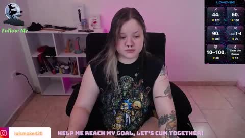Snapshot of destroyall420 chatting on 02-16-25, 09:48 Lola Bdsm and fries online show from 02-16-25, 09:48