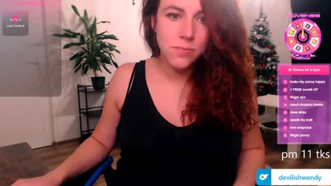 Snapshot of devilishwendy chatting on 01-10-25, 03:48 Wendyin pvt all from tipmenu free except anal and big dildo online show from 01-10-25, 03:48