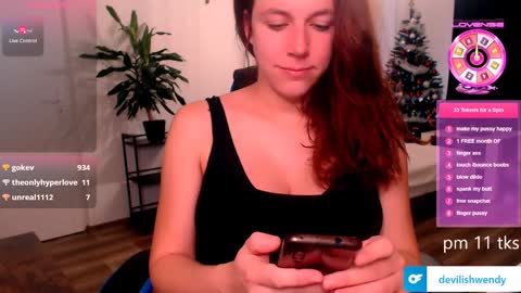Snapshot of devilishwendy chatting on 01-15-25, 12:15 Wendyin pvt all from tipmenu free except anal and big dildo online show from 01-15-25, 12:15