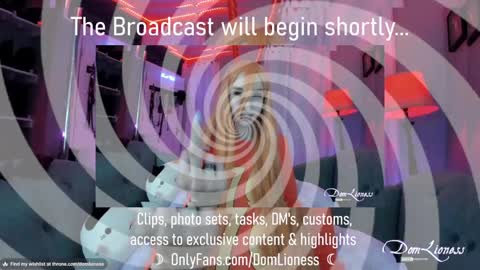 Snapshot of domlioness chatting on 01-24-25, 11:02 DomLioness online show from 01-24-25, 11:02