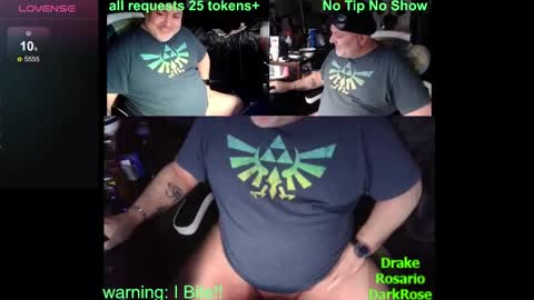 Drake D Vamp aka Drake DarkRose online show from 01-13-25, 06:49