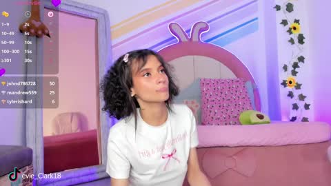 Snapshot of evie_clark_ chatting on 01-07-25, 07:17 My name is Evie nice to meet you really get to know me better private is open online show from 01-07-25, 07:17