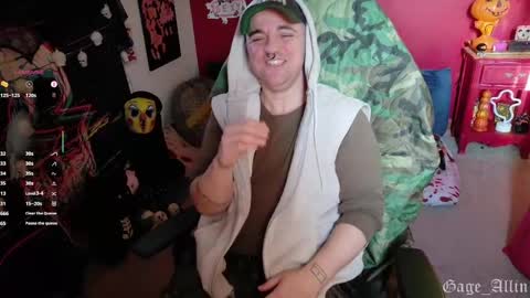 Gage Allin AKA Alpha Pussy online show from 10-28-25, 08:22