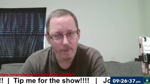 Snapshot of hybridhuman666 chatting on 10-09-25, 02:26 Bob Anderson online show from 10-09-25, 02:26