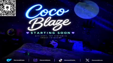 Snapshot of itscocoblaze chatting on 07-25-26, 06:27 CoCo Blaze online show from 07-25-26, 06:27