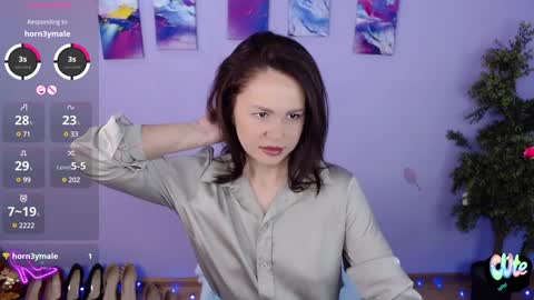 Snapshot of izzy_cam chatting on 02-02-25, 05:21 Queen of nylon Victoria online show from 02-02-25, 05:21
