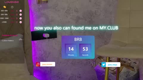 Snapshot of jane_meys chatting on 01-16-25, 08:11 your kitty JANE roawww online show from 01-16-25, 08:11