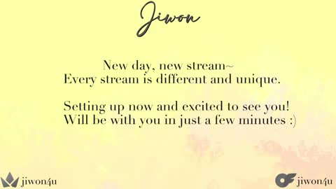 Jiwon online show from 01-14-25, 10:17