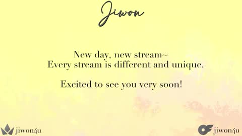 Jiwon online show from 01-18-26, 09:18