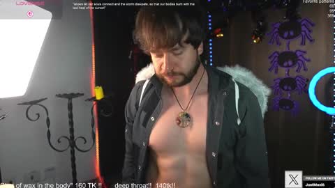 Snapshot of just_your_dreamboy chatting on 10-14-25, 11:16 Maxi online show from 10-14-25, 11:16