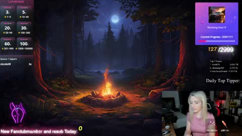 Snapshot of kimilee22 chatting on 01-26-25, 04:09 Wolfs Girl online show from 01-26-25, 04:09