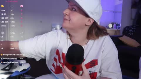 Snapshot of kittykay86 chatting on 02-17-25, 03:42 Bella Blue BBW online show from 02-17-25, 03:42