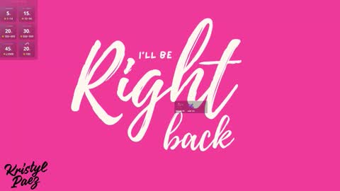 Cristina online show from 12-15-25, 06:56