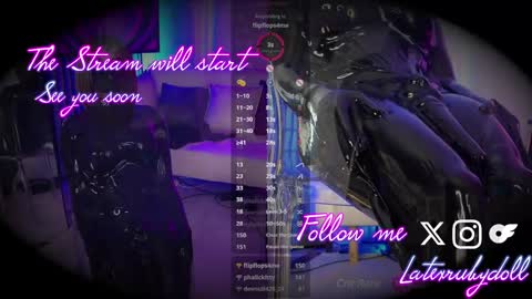 Snapshot of latexrubydoll chatting on 02-22-25, 03:56 Latex Ruby online show from 02-22-25, 03:56