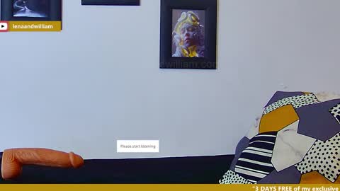 Lenaandwilliam online show from 02-01-25, 07:02