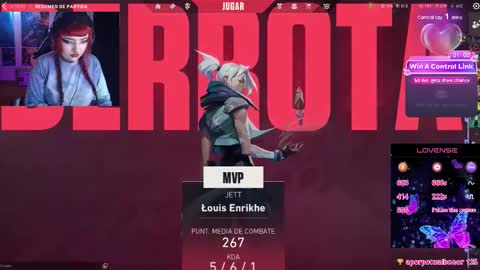 Snapshot of linddamortt chatting on 01-07-26, 11:18 CatalinaANIDEA online show from 01-07-26, 11:18