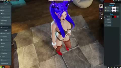 Snapshot of little_doll25 chatting on 12-24-24, 04:11 Succubus Blue online show from 12-24-24, 04:11