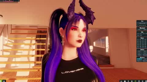 Snapshot of little_doll25 chatting on 10-12-25, 10:25 Succubus Blue online show from 10-12-25, 10:25