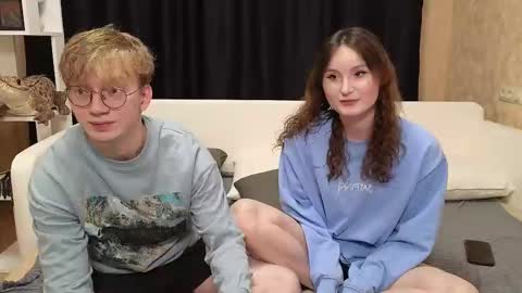 Snapshot of loossers chatting on 02-12-25, 11:18 Jean and Isa right couple Mark and Eva left couple online show from 02-12-25, 11:18