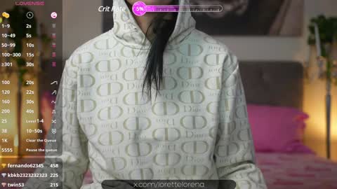 Snapshot of lorettelorenaa chatting on 01-09-25, 08:01 LoretteLorena online show from 01-09-25, 08:01